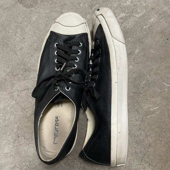 Leather Converse Jack Purcell size 12 Men’s - Picture 3 of 4
